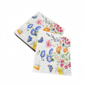 Absorbent beverage napkins for cafes and pubs, customizable with branding.