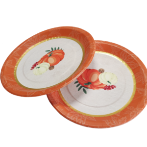 Premium Foil-Stamped Branded Plates