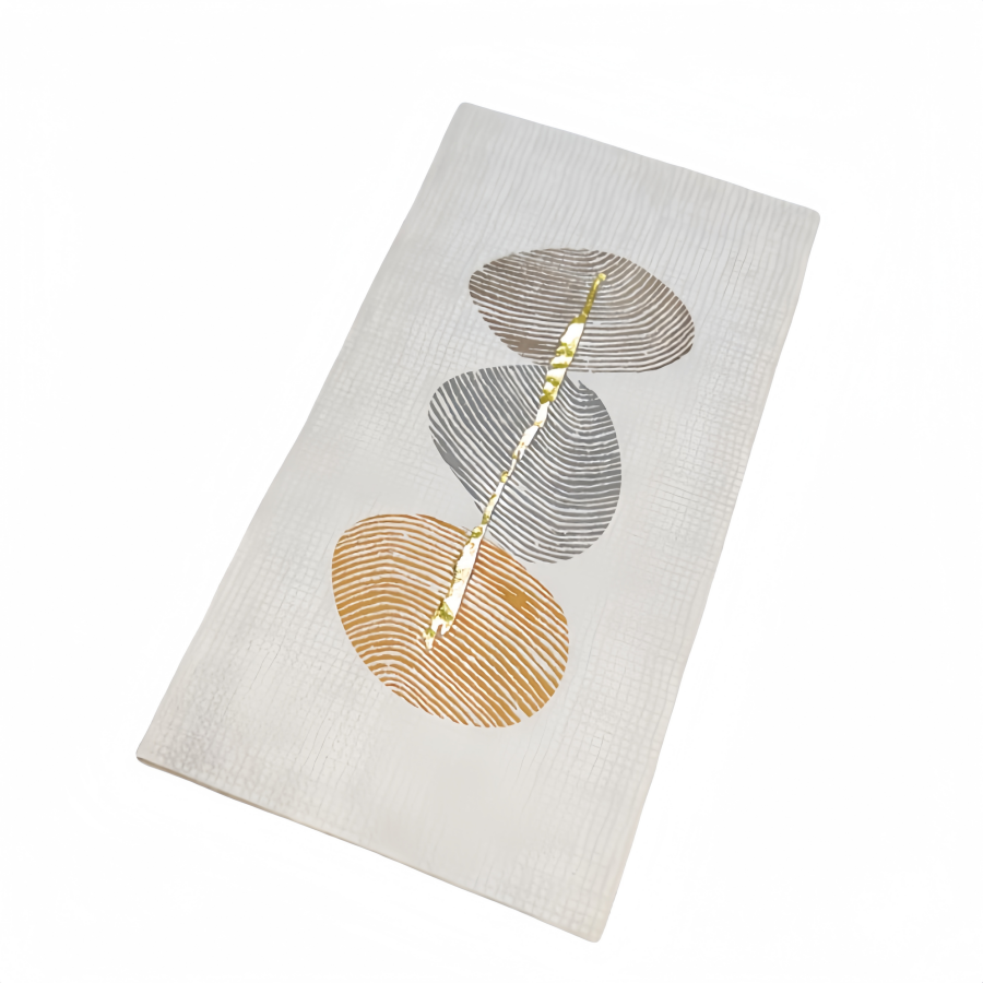 Luxury Gold Foil-Stamped Napkins for Weddings