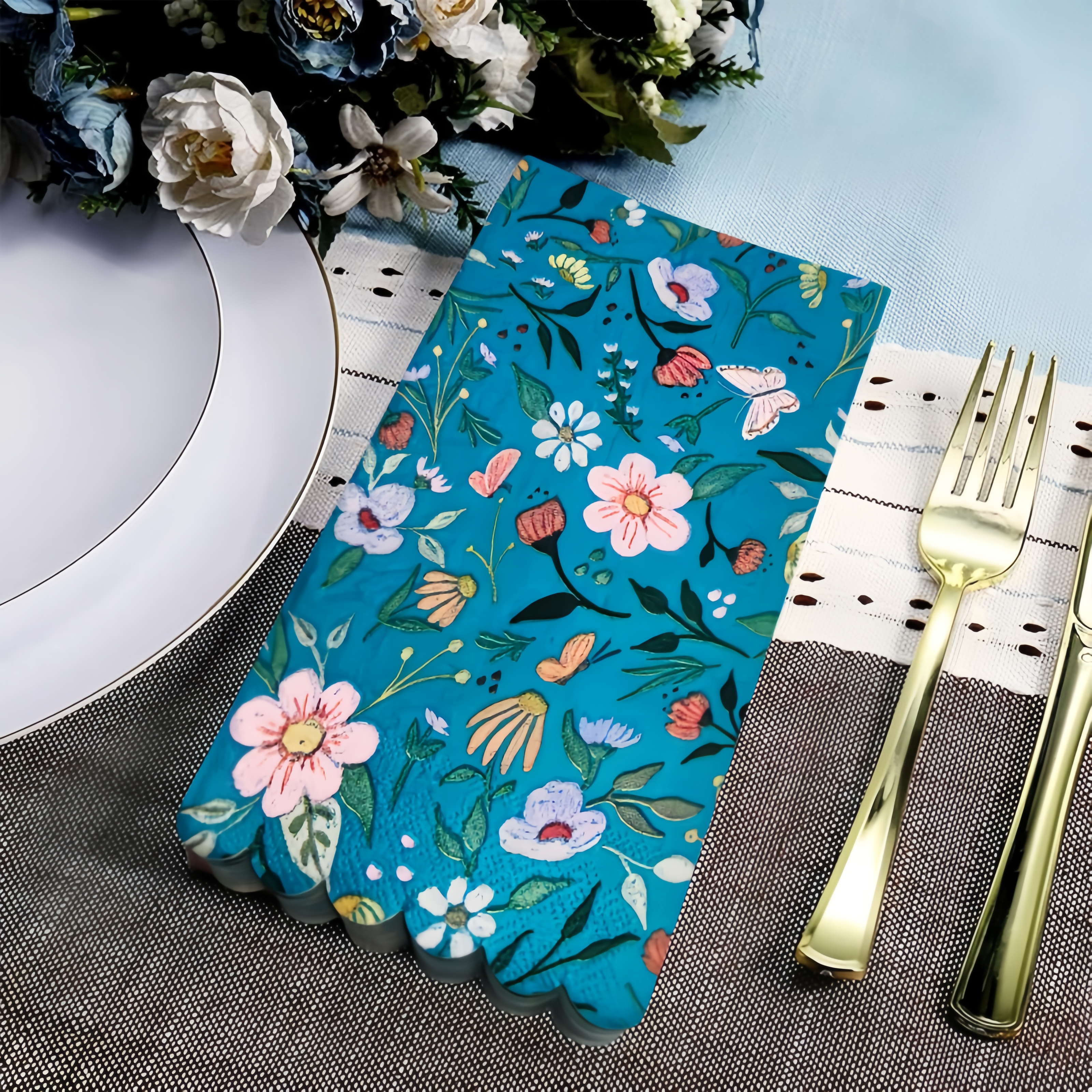 custom guest printed napkins
