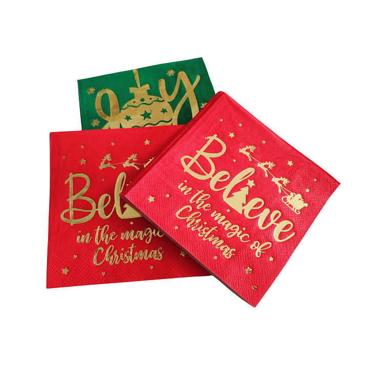 Fun and vibrant party napkins with custom designs for birthdays & events.