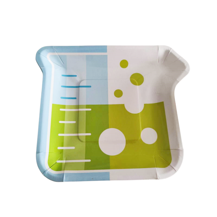 Branded Die-Cut Shaped Paper Plates