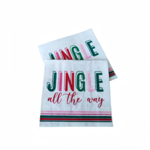 Custom cocktail napkins for bars and events, printed with your logo or design.