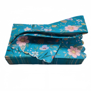 Floral Scalloped Luncheon Napkins